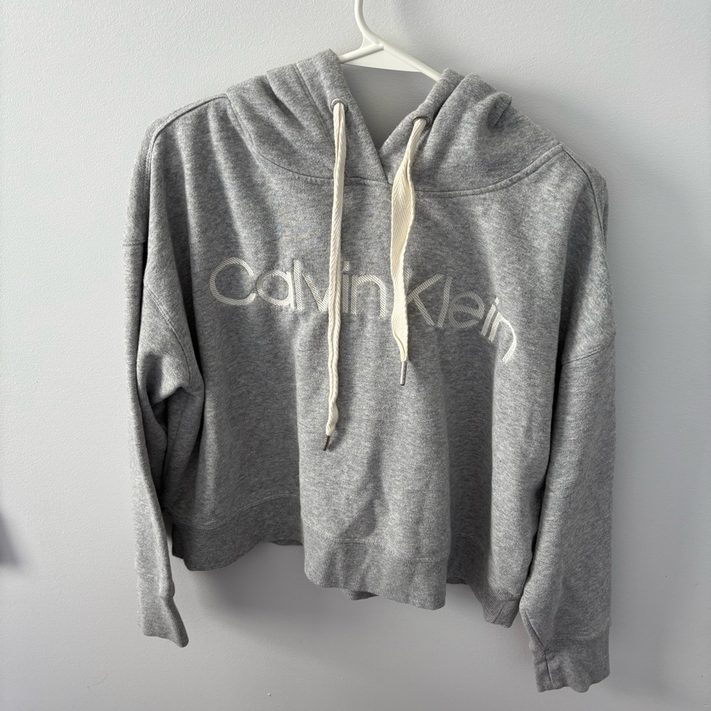 Calvin Klein Performance Heather Gray Top